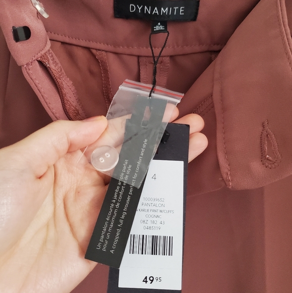 BNWT Dynamite Pleated Trousers - Picture 4 of 4